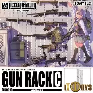 1/12 Scale 
LittleArmory [LD008] 
Gun Rack C